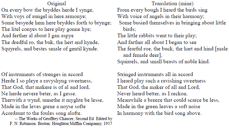 Parliament stanzas
