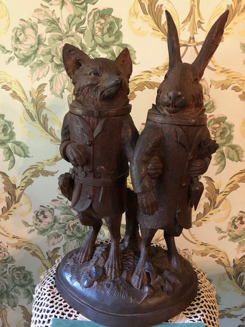 1 - Brer Rabbit and Brer Fox in wood